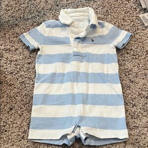 Ralph Lauren Cream Polo Romper